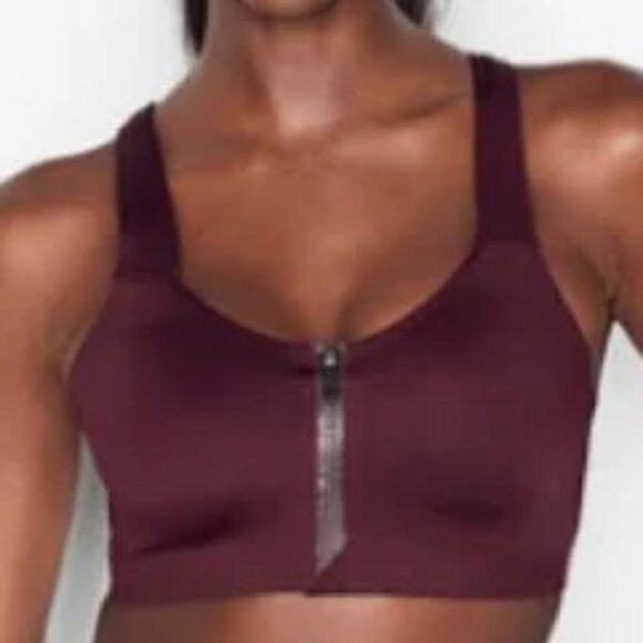 Victoria's Secret Knock Out Sports Bra in Burgundy - Picture 1 of 7